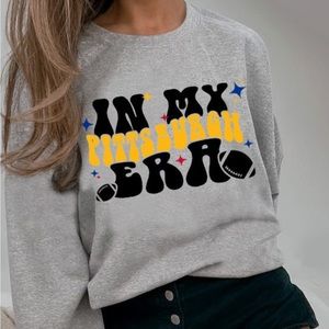 “IN MY PITTSBURGH ERA” Grey Sweatshirt